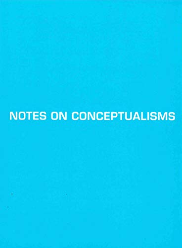 Stock image for Notes on Conceptualisms for sale by HPB-Movies