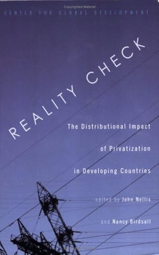 Beispielbild fr Reality Check: The Distributional Impact of Privatization in Developing Countries zum Verkauf von HPB-Red
