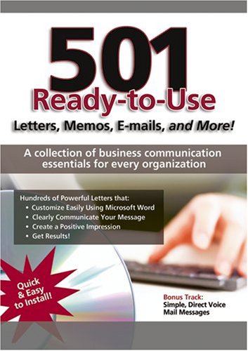 Beispielbild fr 501 Ready to Use Letters, Memos, E-mails, and More! zum Verkauf von SecondSale