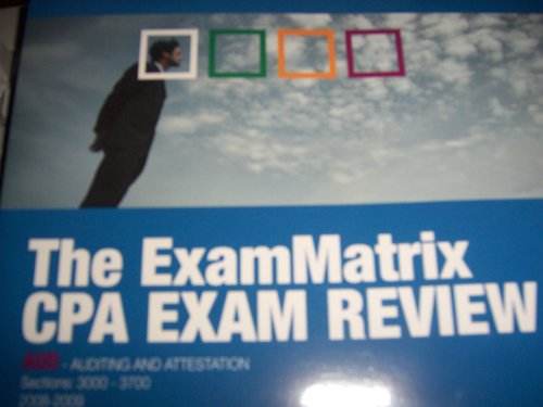 Stock image for The Exammatrix CPA Exam Review- Auditing and Attestation (CPA Review, CPA Review-Auditing and Attestation) for sale by HPB-Red