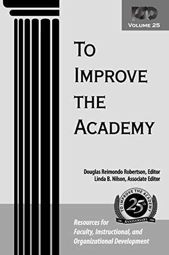 Stock image for To Improve Academy Vol 25 for sale by Chiron Media