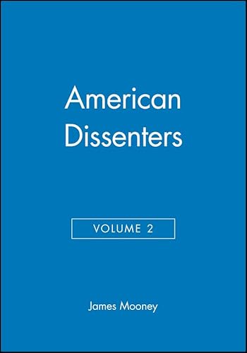 Beispielbild fr American Dissenters, Volume 2 zum Verkauf von HPB-Red