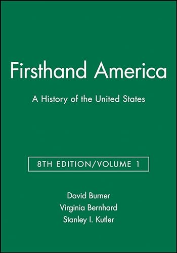 Stock image for Firsthand America: A History of the United States (Volume 1) for sale by BookHolders