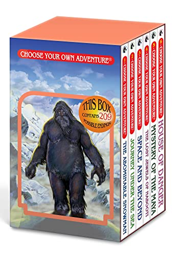 Imagen de archivo de Choose Your Own Adventure 6 Book Boxed Set #1 The Abominable Snowman, Journey under the Sea, Space and Beyond, the Lost Jewels of Nabooti, Mystery of the Maya, House of Danger a la venta por TextbookRush