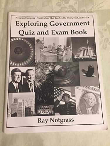 Imagen de archivo de Exploring Government--Quiz and Exam Books a la venta por ThriftBooks-Atlanta