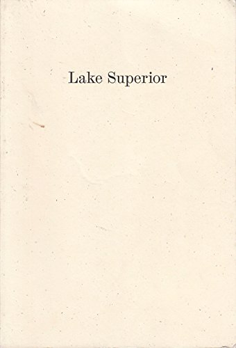 Stock image for Lake Superior Lorine Niedecker for sale by SecondSale
