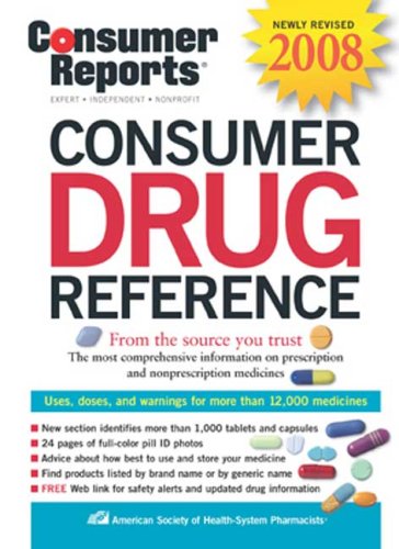 Imagen de archivo de Consumer Drug Reference 2008 a la venta por Better World Books