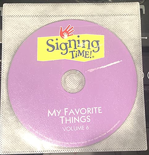 9781933543512: Signing Time Book Vol. 6 My Favorite Things