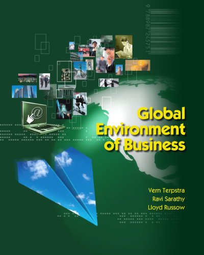 Global Environment of Business (9781933583181) by Sarathy, Ravi; Terpstra, Vern; Russow, Lloyd C.