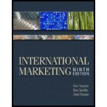 Stock image for International Marketing for sale by Better World Books