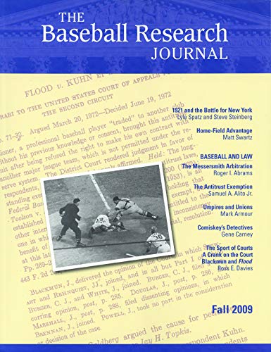 Stock image for The Baseball Research Journal (Brj), Volume 38 #2 for sale by ThriftBooks-Dallas