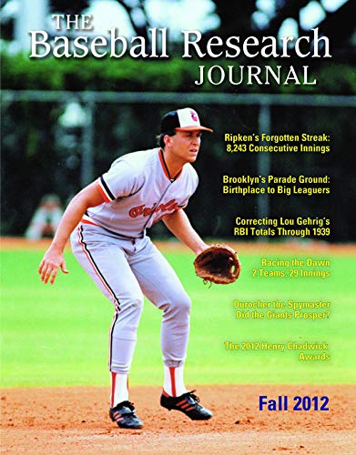 Beispielbild fr Baseball Research Journal (Brj), Volume 41 #2 zum Verkauf von ThriftBooks-Dallas