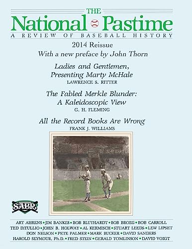 Beispielbild fr The National Pastime: A Review of Baseball History: Premiere Issue Replica zum Verkauf von SecondSale