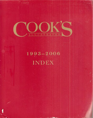 CookÕs Illustrated 1993-2006 Index