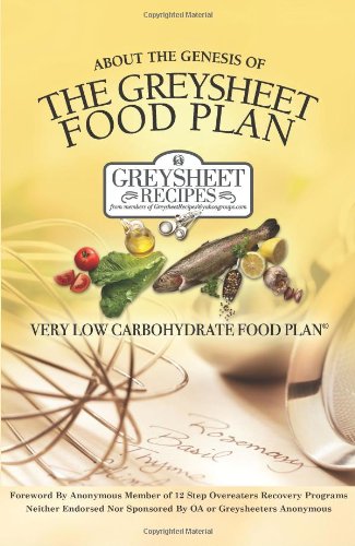 Stock image for About the Genesis of The Greysheet Food Plan - Very Low Carbohydrate Foodplan & Greysheet Recipes for sale by PAPER CAVALIER US