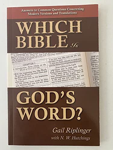 Beispielbild fr Which Bible is God's Word? zum Verkauf von Southern Maryland Books