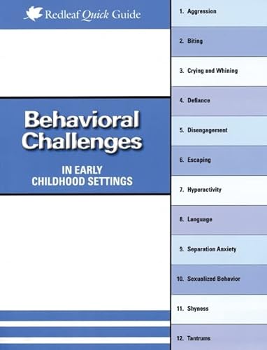 Beispielbild fr Behavioral Challenges in Early Childhood Settings zum Verkauf von Better World Books