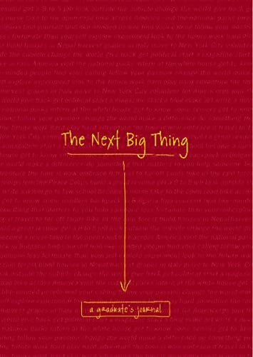 Imagen de archivo de The Next Big Thing: A Graduate's Journal (The Notebook Series) a la venta por HPB Inc.