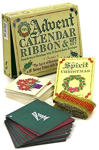 9781933662794: The Advent Calendar Ribbon and Gift Set: Countdown to Christmas with 25 Secret Santa Envelopes