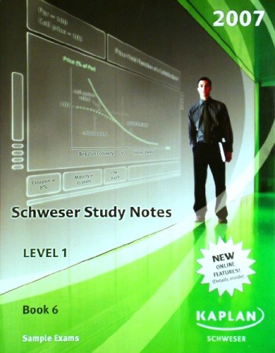 9781933677279: schweser study notes level one