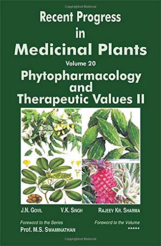 Stock image for RECENT PROGRESS IN MEDICINAL PLANTS VOL 20 PHYTOPHARMACOLOGY AND THERAPEUTIC for sale by Inspire Trading