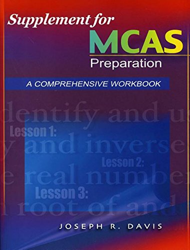 Supplement for MCAS Preparation: A Comprehensive Workbook (9781933760032) by Davis, Joseph R.
