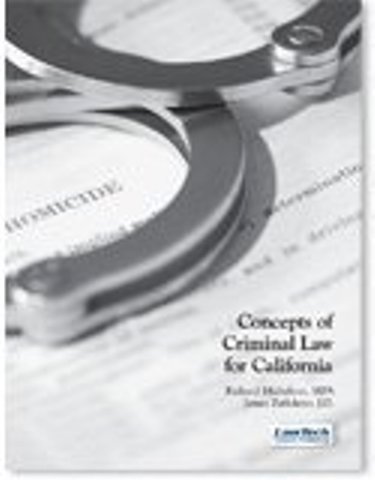 Imagen de archivo de Concepts of Criminal Law for California a la venta por ThriftBooks-Atlanta