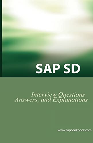 9781933804040: Sap Sd Interview Questions, Answers, And Explanations