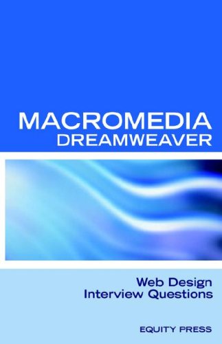 9781933804521: Macromedia Dreamweaver Web Design Interview Questions: Macromedia Dreamweaver Review Guide