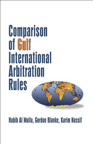 9781933833606: Comparison of Gulf International Arbitration Rules