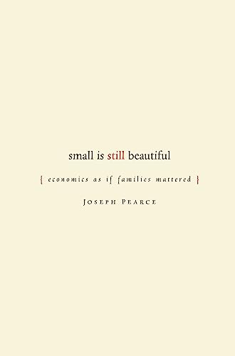 9781933859057: Small is Still Beautiful: Economics as If Families Mattered