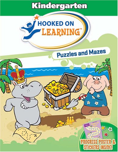 9781933863900: Hooked on Learning Puzzles And Mazes: Kindergarten