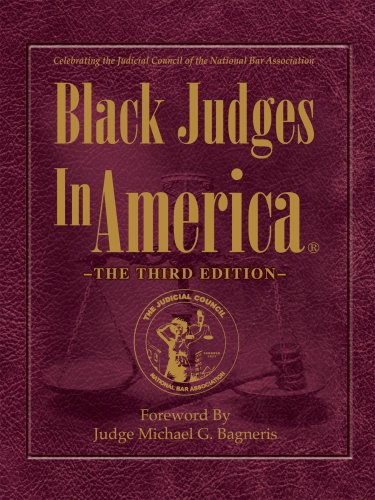 Stock image for BLACK JUDGES IN AMERICA for sale by Second Story Books, ABAA