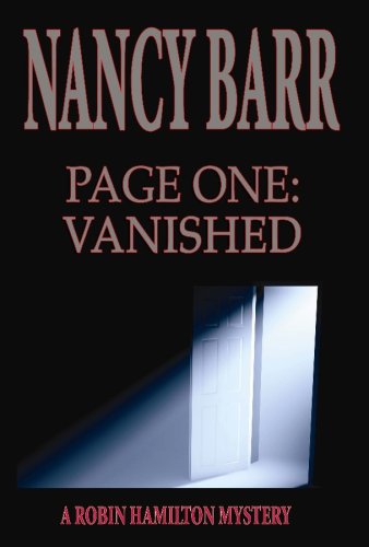 9781933926162: Page One: Vanished (A Robin Hamilton Mystery)