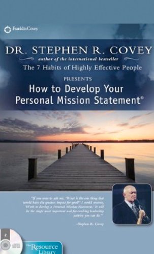 9781933976815: How to Develop Your Personal Mission Statement [With CDROM]