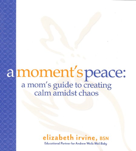 Stock image for A Moment's Peace : A Mom's Guide to Creating Calm Amidst Chaos for sale by Better World Books