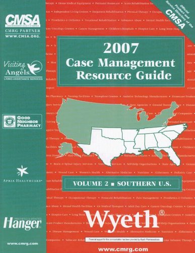 Stock image for Case Management Resource Guides 2007 (Case Management Resource Guide Vol. 2 - Southern Us) for sale by HPB-Red