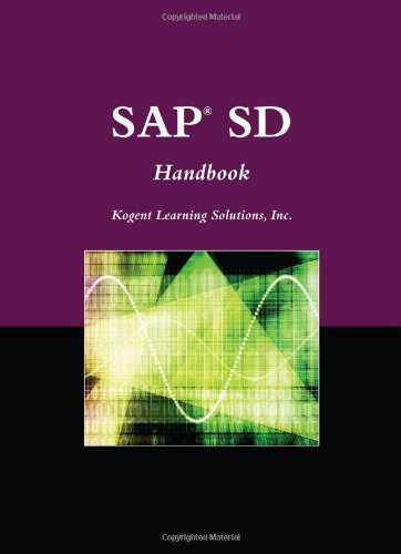 Imagen de archivo de SAP® SD Handbook (The Jones and Bartlett Publishers Sap Book Series) a la venta por HPB-Red
