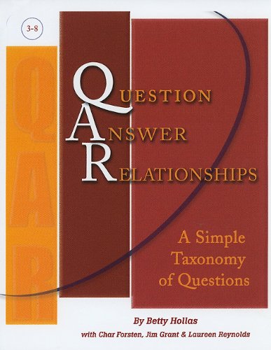 Stock image for Question Answer Relationships: A Simple Taxonomy of Questions for sale by SecondSale