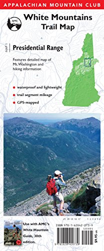 AMC Map: Presidential Range: White Mountains Trail Map (Adventure Series) (9781934028520) by Appalachian Mountain Club Books
