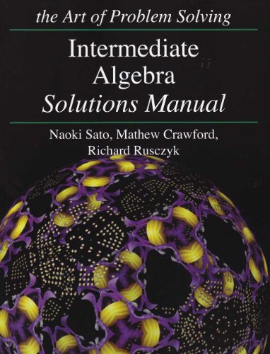 Beispielbild fr Intermediate Algebra Solutions Manual zum Verkauf von GF Books, Inc.