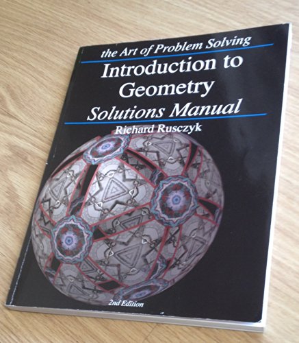 Beispielbild fr Art of Problem Solving Introduction to Geometry Solutions Manual zum Verkauf von HPB-Red