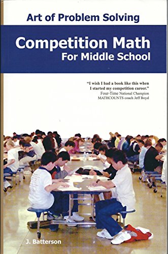Stock image for Art of Problem Solving: Competition Math for Middle School for sale by HPB-Red