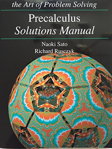 Stock image for Art of Problem Solving Precalculus Solutions Manuals for sale by HPB-Red