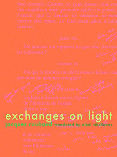 Beispielbild fr Exchanges on Light zum Verkauf von Better World Books