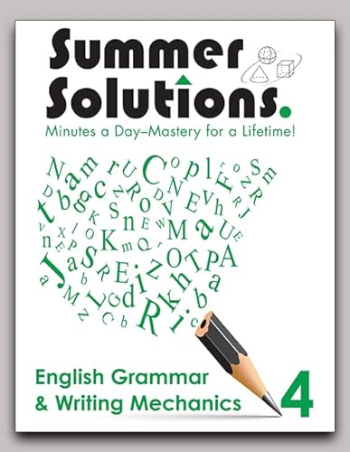 9781934210055: Summer Solutions English & Grammar Workbook (Level 4)