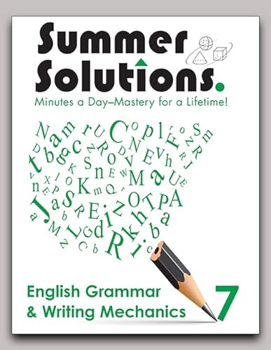 Stock image for Summer Solutions English & Grammar Workbook (Level 7) for sale by BooksRun