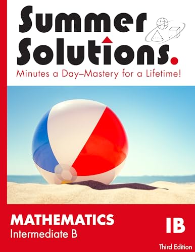 Stock image for Summer Solutions Math Workbook (Intermediate B) for sale by Goodwill Books