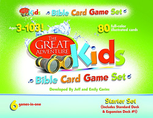 Great Adventure Kids Bible Card Game Set (9781934217658) by Emily Cavins; Sarah Christmyer