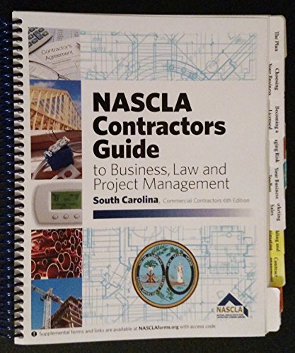 Imagen de archivo de South Carolina Contractors Guide to Business, Law and Project Management for Commercial Contractors a la venta por Wonder Book